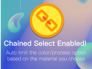 [Upgrade] Chained selection for material settings!