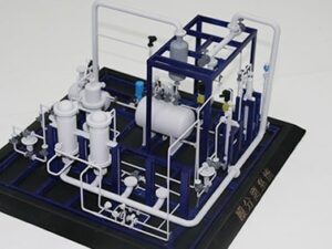 SLA Printed Experimental Facilities Model for Exhibition