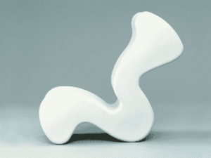 3D Printed Panton Chair in PLA Through FDM Printer