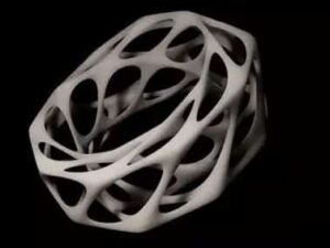 SLS Printed Nylon Bracelet for Graduation Project