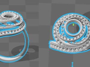 3D Printed Jewelry in Modern and Primitive Styles Through Lost-wax Method