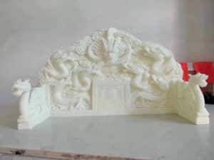SLA 3D Printed Emperor‘s Dragon Throne As Movie Props
