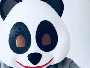 FDM 3D Printed Panda Costume From Apple’s Animoji