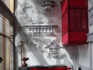 SLA 3D Printed Wall Relief For A Fine-Dining Restaurant