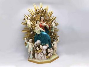SLA 3D Printed Statue of Mary the Blessed Virgin