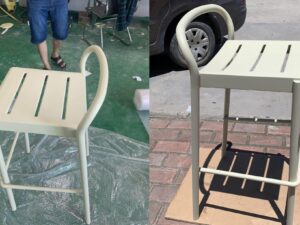 CNC Machined Dining Chair Models with ABS