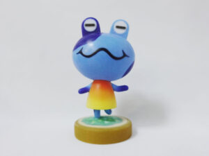 PolyJet 3D Printed Full-color ACNH Frog Sculpture