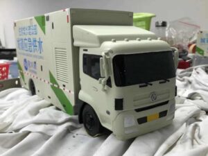 SLA 3D Printed Water Supply Truck Scale Model