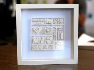 FDM 3D Printed Personalized Thank You Card