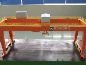 SLA 3D Printed Gantry Crane Scale Model for Bidding