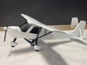 SLA 3D Printed Plane and Boat Scale Model