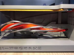 SLA 3D Printed Commemoration for The Opening of The Subway