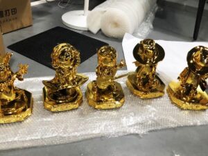 SLA 3D Printed Trophies with Nano Coating for E-sports Competition