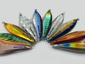 SLA 3D Printed Saltwater Fishing Lure Prototypes with Vacuum Plating