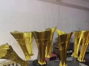 SLA 3D Printed and Nano-painted Map-shape Trophies for Soldiers