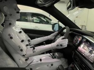 SLA 3D Printed Test Dummy for Automotive Environment Monitoring