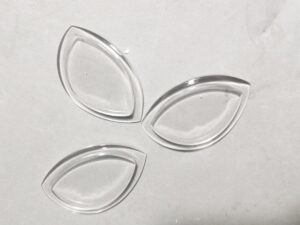 SLA 3D Printed Transparent Eye Pieces for Robot Model