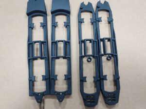 MJF 3D Printed Nylon GlassBead Parts with Different Post-processing