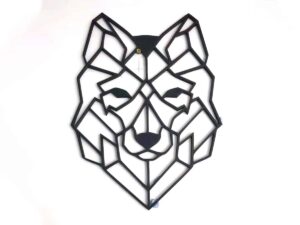 FDM 3D Printed Plastic Geometric Safari Animal Wall Art