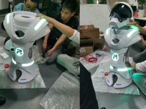SLA 3D Printed Moveable Robot Prototype before Batch Production