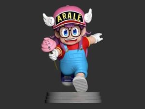SLA 3D Printed Dr. Slump Resin Garage Kit for an Arare Fan
