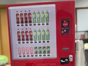 SLA 3D Printed Mini Unmanned Vending Machine Resin Model