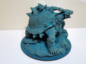 ColorJet 3D Printed Full-color Sandstone Statues of Beasts from Ancient Fairytales
