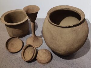 ColorJet 3D Printed Sandstone Antique Style Pots