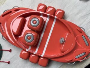 SLA 3D Printed Lifeboat Fine-painted Prototype Student Project