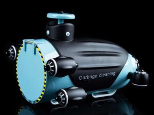 SLA 3D Printed and Fine-Painted Submarine Garbage Cleaner Prototype