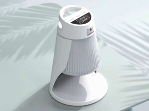 SLA 3D Printed Coffee Machine Resin Model as Student Project