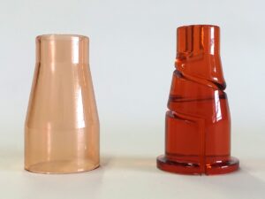 SLA 3D Printed Tube Sample with High-temperature Clear Resin-150℃