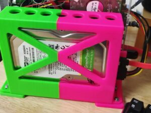 FDM 3D Printed and Laser Cut Plastic NAS Housing