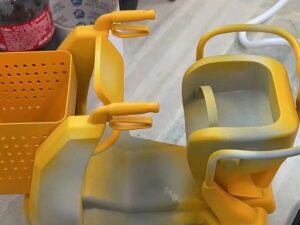 SLA 3D Printed Electric Motorbike Scaled-down Resin Prototype