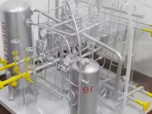 SLA 3D Printed Factory Pipes and Device Scaled-down Model