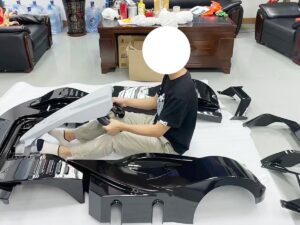 SLA 3D Printed Large-format Go-kart Resin Enclosure