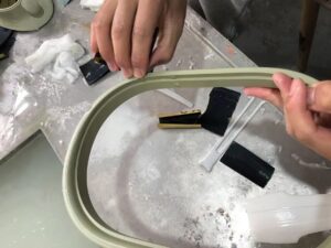 SLA 3D Printed and Hand Polished Resin Assembly Parts