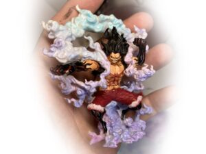 SLA 3D Printed Monkey D Luffy Resin Figurine Fan Art