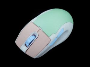 SLS 3D Printed and Painted Colorful Nylon Mouse Cover