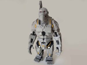 FDM 3D Printed Toymakr3D Fully Articulated Mecha King Kong Statue