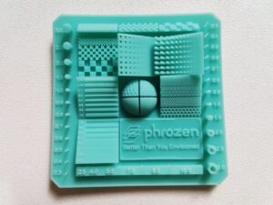 LCD 3D Printed Resin Sample Part with Creality Rigid UV Resin