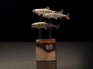 DLP 3D Printed Animal Crossing Trout Fishes Miniature