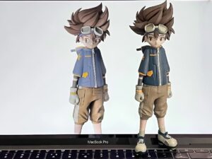 SLA 3D Printed Digimon Protagonist Taichi Yagami Figurine Fan Art