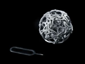 Binder Jetting 3D Printed Stainless Steel 316L Delicate Hollow Ball