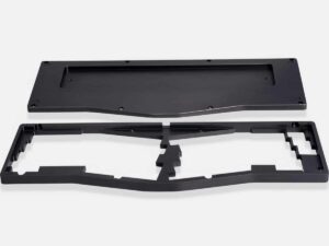 CNC Milled Mechanical Keyboard Case Aluminum Alloy Black Oxide Coating