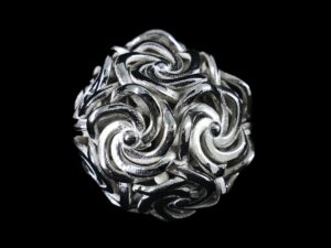 Binder Jetting 3D Printed Complex Hollow Ball Stainless Steel 316L Chrome Plated