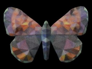 Binder Jetting 3D Printed Full-color Butterfly Statue Sandstone