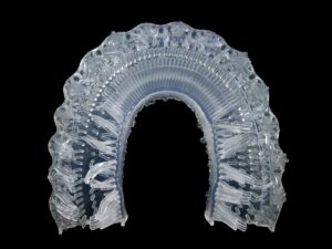 DLP 3D Printed Silicone Rubber U-shaped Toothbrush Shore 25A Failed Case