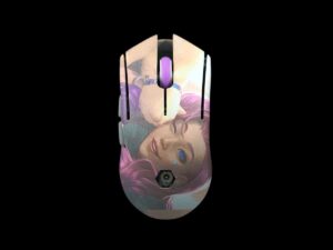 MJF 3D Printed League of Legends Seraphine Gaming Mouse Full-color Nylon Shell