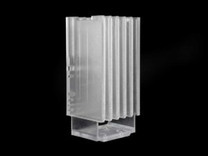 SLA 3D Printed Heat Sink Frosted Resin Prototype
